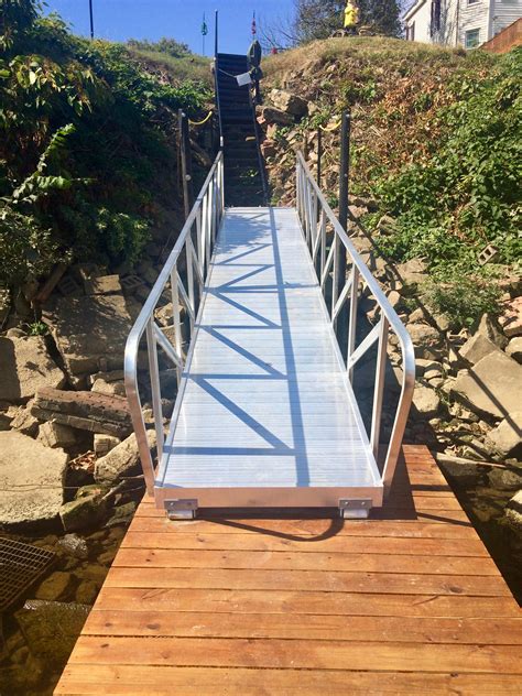 aluminum ramp fabricators|aluminum dock ramps for sale.